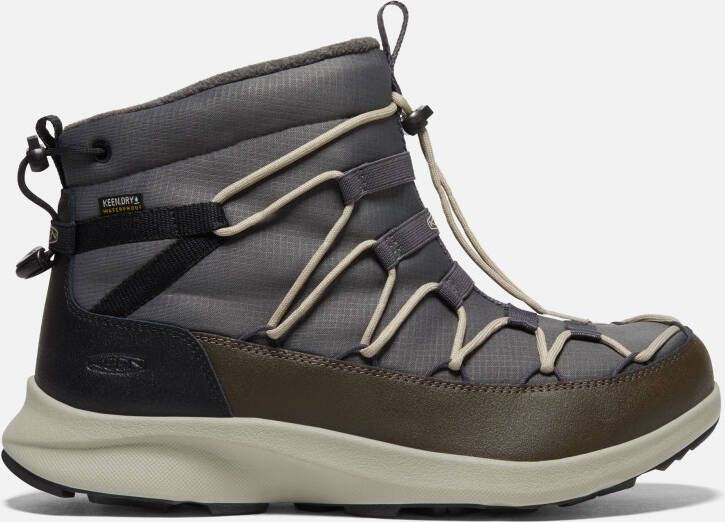 Keen Men's Waterproof Uneek Snk Chukka Boots Size 11.5 In Magnet Black Olive