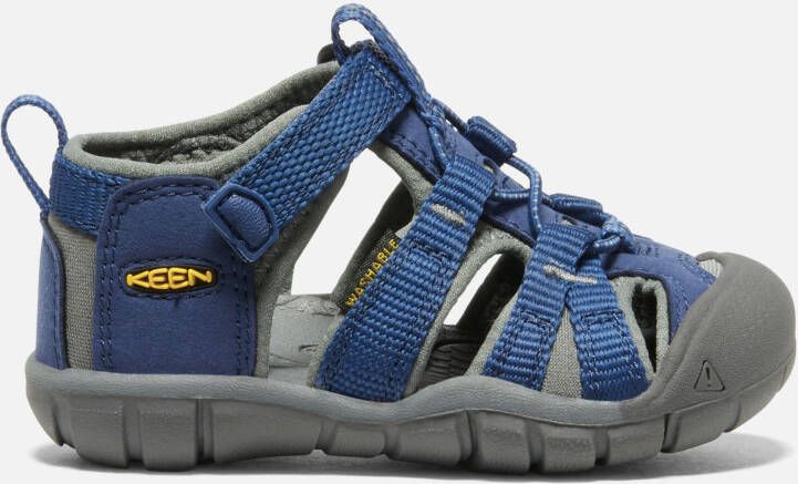 Keen Toddlers' Seacamp II CNX Sandals Size 4 In Blue Depths Gargoyle