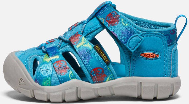 Keen Toddlers' Seacamp II CNX X Smokey Bear Sandals Size 4 In Smokey Bear Fjord Blue