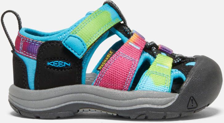 Keen Toddlers' Water Shoes Newport H2 Sandals 4 Rainbow Tie Dye