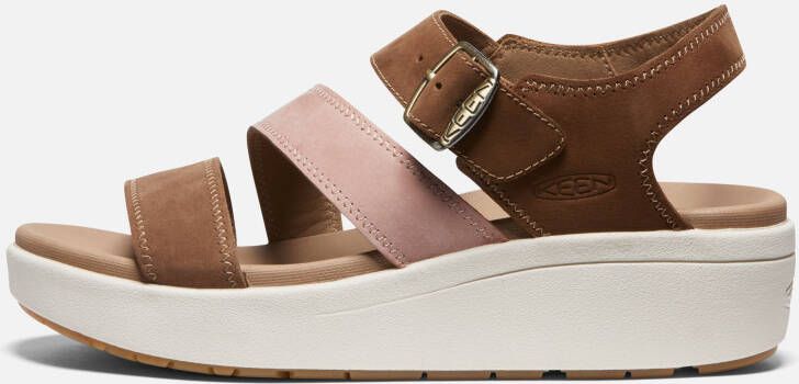 Keen Women's Ellecity Backstrap Sandals Size 10.5 In Toasted Coconut Fawn