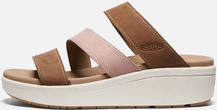 Keen Women's Ellecity Slide Sandals Size 10.5 In Toasted Coconut Fawn