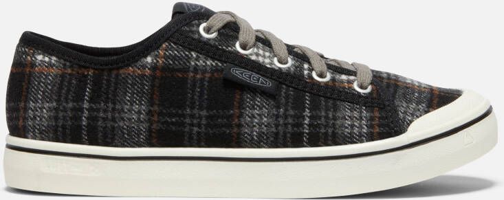 Keen Women's Elsa V Sneaker Shoes Size 10.5 In Black Plaid Steel Grey