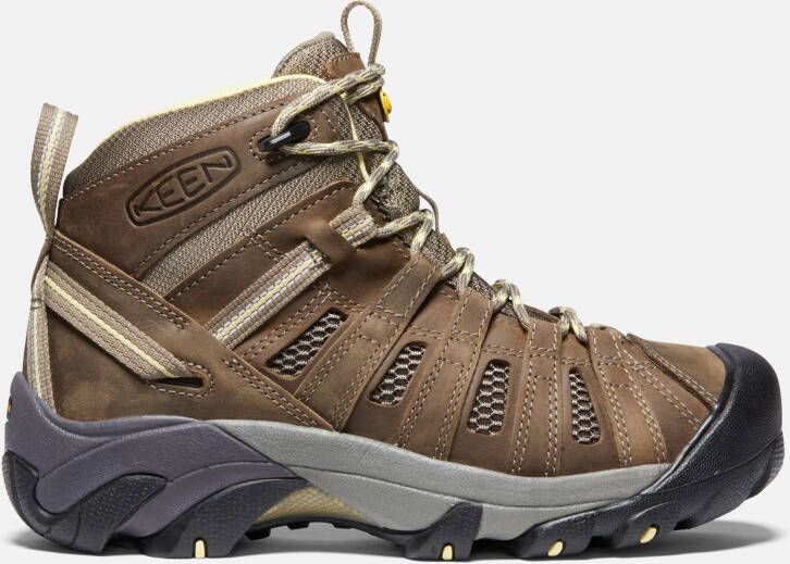 Keen Women's Hiking Voyageur Mid Boots 10.5 Brindle Custard