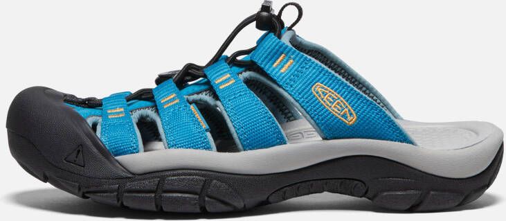 Keen Women's Newport Slide Sandals Size 10.5 In Fjord Blue Iceland Poppy