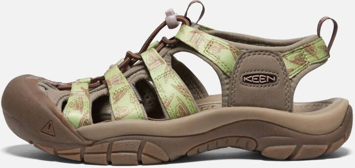 Keen Women's Newport X Smokey Bear Sandals Size 10.5 In Smokey Bear Tarragon