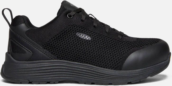 Keen Women's Sparta (Aluminum Toe) Shoes Size 6.5 Wide In Black