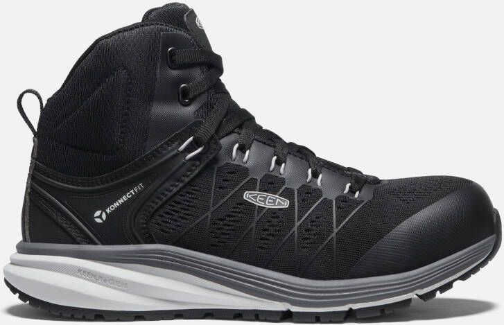 Keen Women's Vista Energy Mid (Carbon-Fiber Toe) Boots Size 5.5 Wide In Vapor Black