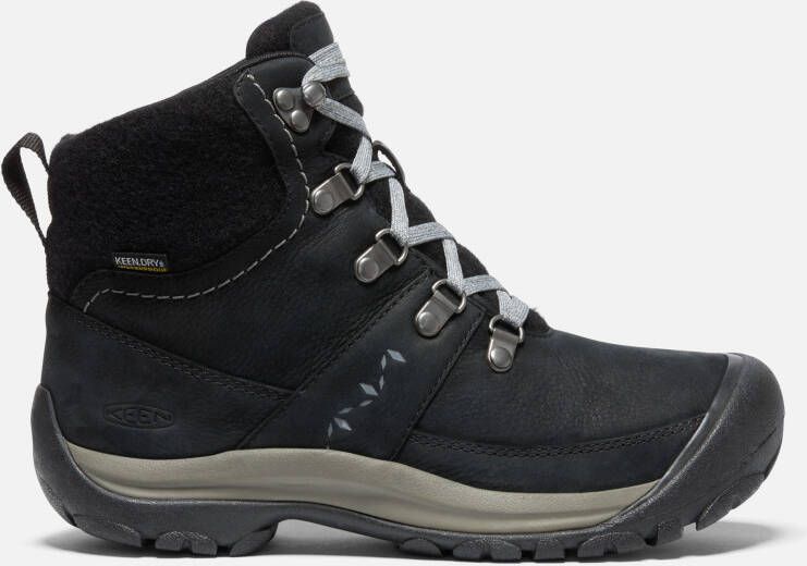 Keen Women's Waterproof Kaci III Winter Boot Size 10.5 In Black Steel Grey