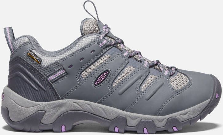 Keen Women's Waterproof Koven Shoe Size 6.5 In Steel Grey African Violet