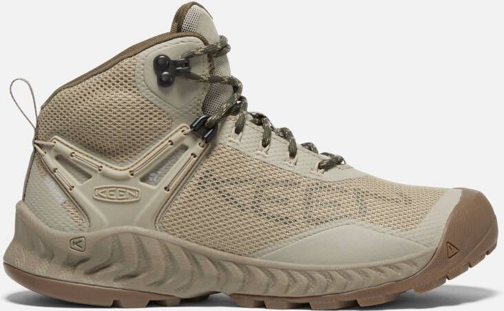 Keen Women's Waterproof Nxis Evo Boot Size 10.5 In Plaza Taupe Brindle