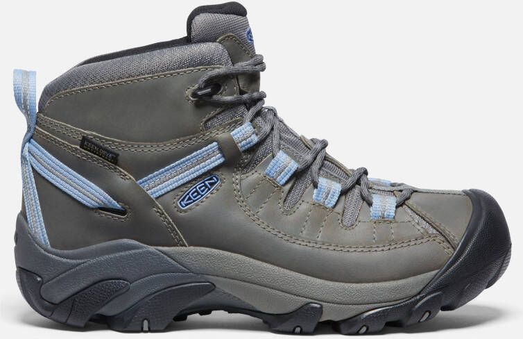 Keen Women's Waterproof Targhee II Mid Boots Size 10.5 In Steel Grey Hydrangea