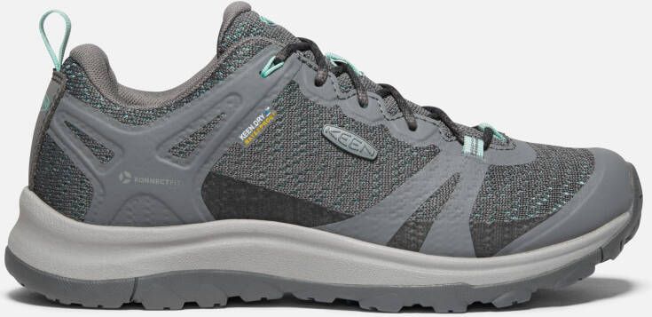 Keen Women's Waterproof Terradora II Shoe Size 10.5 In Steel Grey Ocean Wave