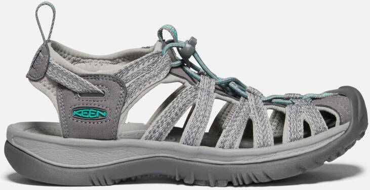 Keen Women's Whisper Sandals Size 10.5 In Medium Grey Peacock Green