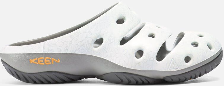 Keen Women's Yogui Arts Sandals Size 11 In Hawaii Flowers Silver