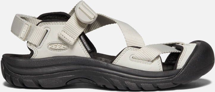 Keen Women's Zerraport II Sandals Size 10.5 In Silver Birch Black