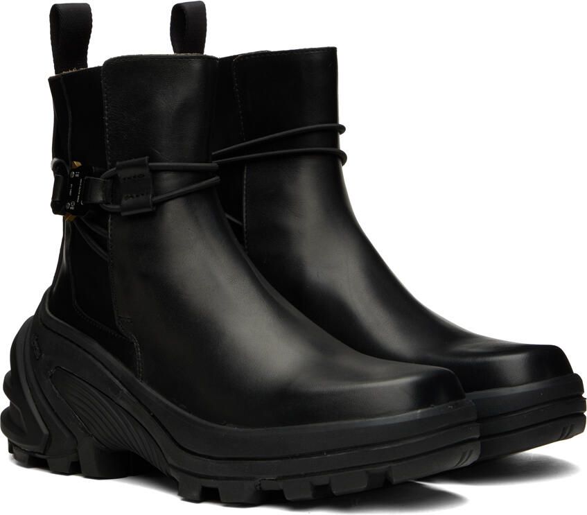 1017 ALYX 9SM Black Buckle Chelsea Boots - Picture 2