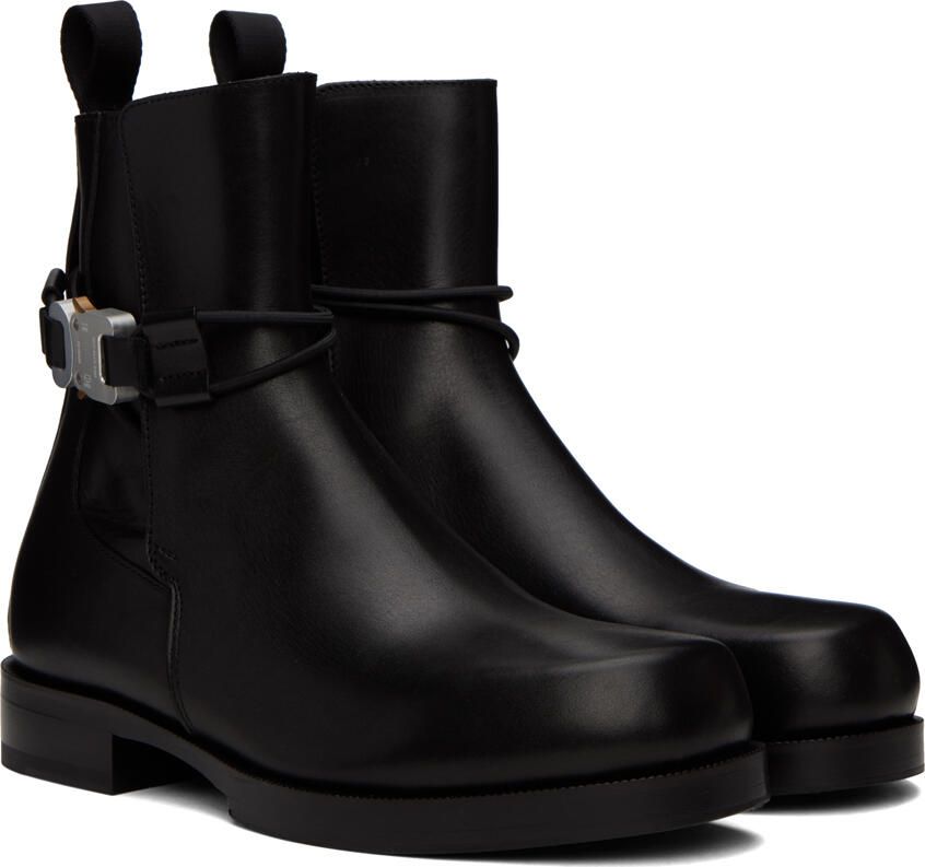 1017 ALYX 9SM Black Low Buckle Boots