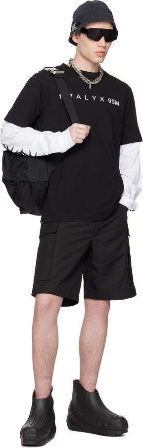 1017 ALYX 9SM Black Mono Chelsea Boots - Picture 4