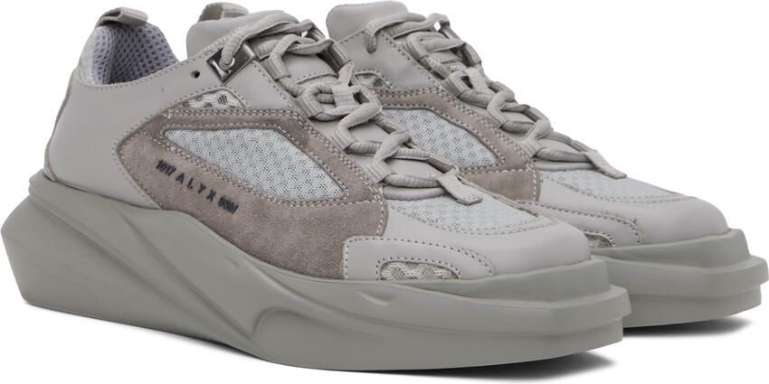 1017 ALYX 9SM Gray Mono Hiking Sneakers - Picture 2