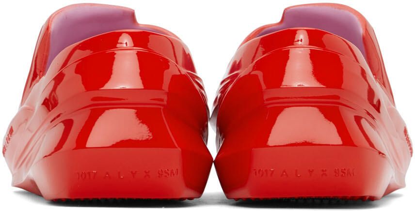 1017 ALYX 9SM Red & Pink Mono Slip-On Sneakers - Picture 2