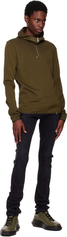 1017 ALYX 9SM SSENSE Exclusive Khaki Mono Hiking Sneakers - Picture 4