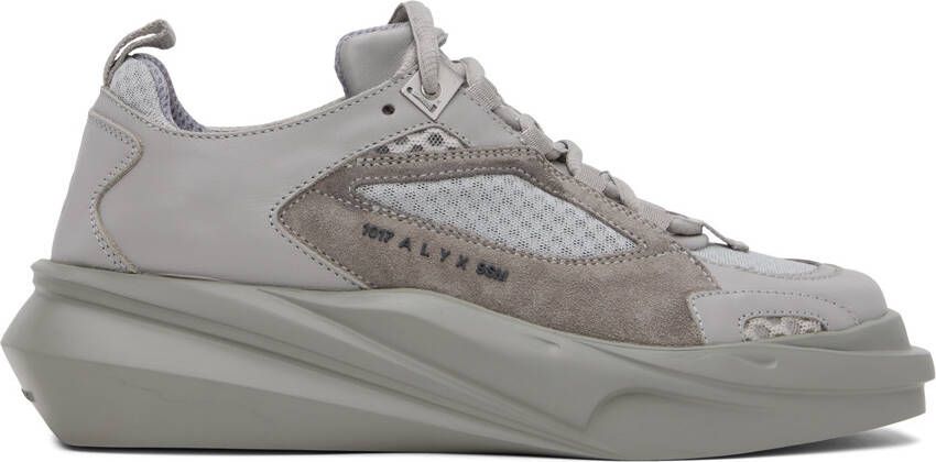 1017 ALYX 9SM Gray Mono Hiking Sneakers - Picture 5