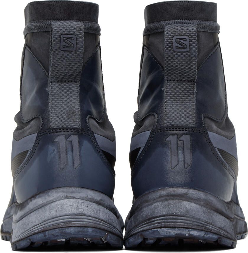 11 by Boris Bidjan Saberi Black Salomon Edition Bamba 2 High Sneakers
