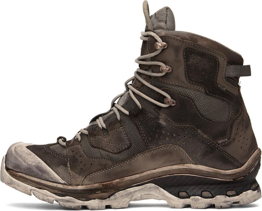 11 by Boris Bidjan Saberi Brown & Gray Salomon Edition Boot2 GTX Boots - Picture 2