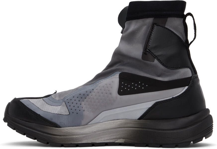11 by Boris Bidjan Saberi Gray & Black Salomon Edition Bamba 2 GTX High Sneakers - Picture 3