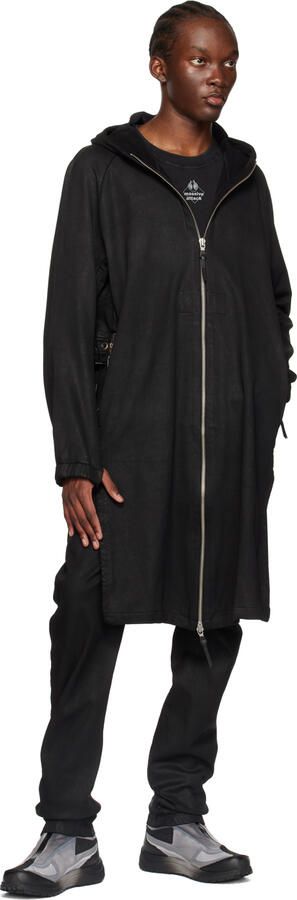 11 by Boris Bidjan Saberi Gray & Black Salomon Edition Bamba 2 GTX High Sneakers - Picture 4