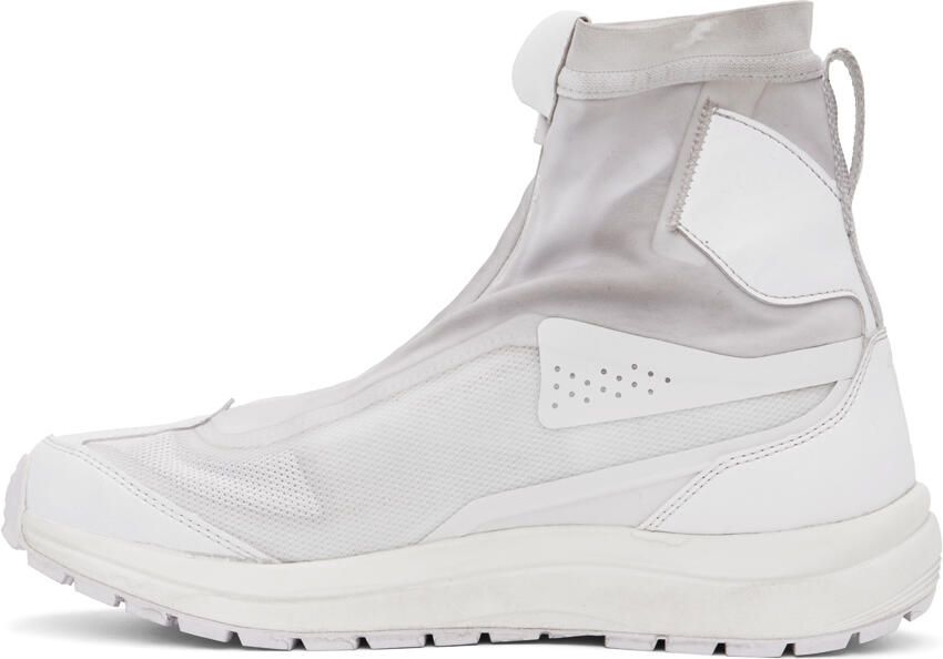 11 by Boris Bidjan Saberi Gray & White Salomon Edition Bamba 2 High Sneakers - Picture 3