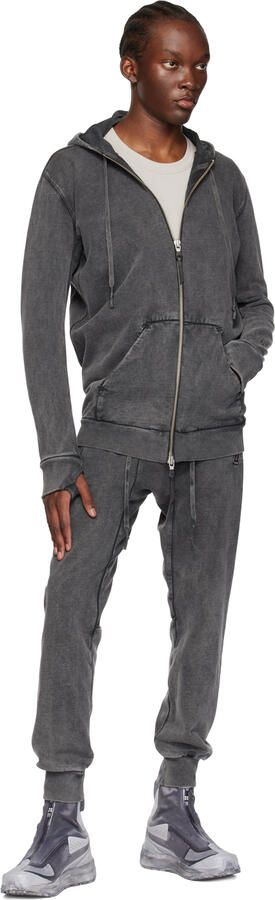 11 by Boris Bidjan Saberi Gray Salomon Edition Bamba 2 High Sneakers - Picture 4