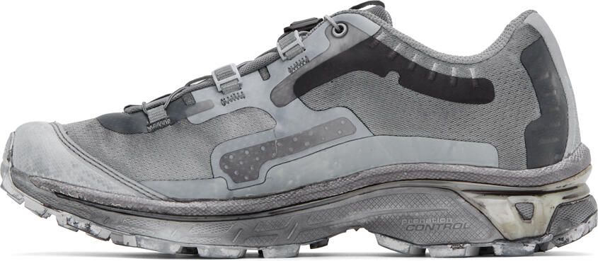 11 by Boris Bidjan Saberi Gray Salomon Edition Bamba 5 Sneakers - Picture 3