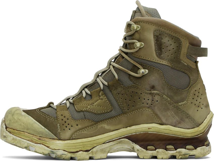 11 by Boris Bidjan Saberi Khaki Salomon Edition 2 GTX Boots - Picture 3