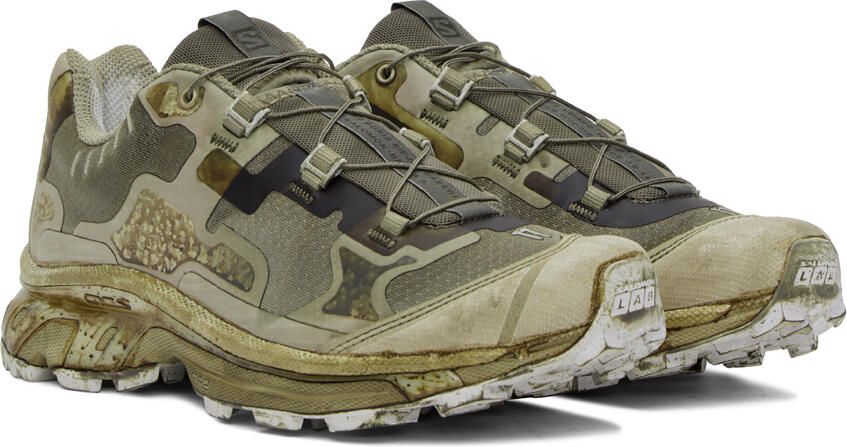 11 by Boris Bidjan Saberi Khaki Salomon Edition Bamba 5 Sneakers - Picture 2