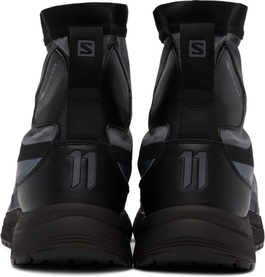 11 by Boris Bidjan Saberi Navy Salomon Edition Bamba 2 GTX High Sneakers - Picture 5