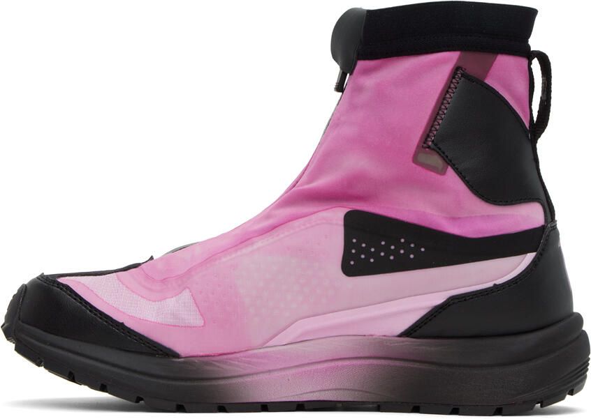 11 by Boris Bidjan Saberi Pink Salomon Edition Bamba 2 High Sneakers - Picture 3