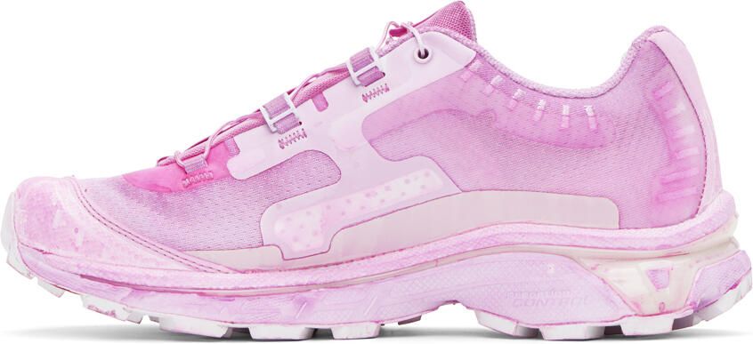 11 by Boris Bidjan Saberi Pink Salomon Edition Bamba 5 Sneakers - Picture 3