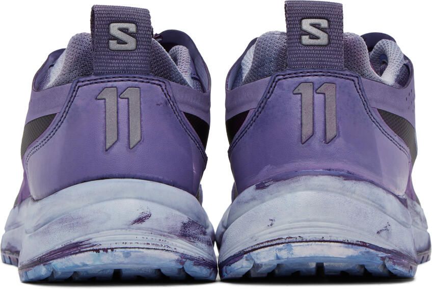11 by Boris Bidjan Saberi Purple Salomon Edition Bamba 2 Low Sneakers