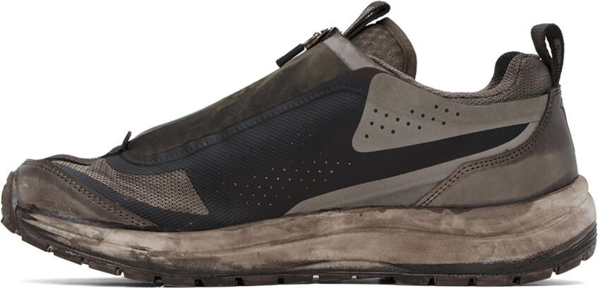 11 by Boris Bidjan Saberi Taupe Salomon Edition Bamba 2 Low Sneakers - Picture 3