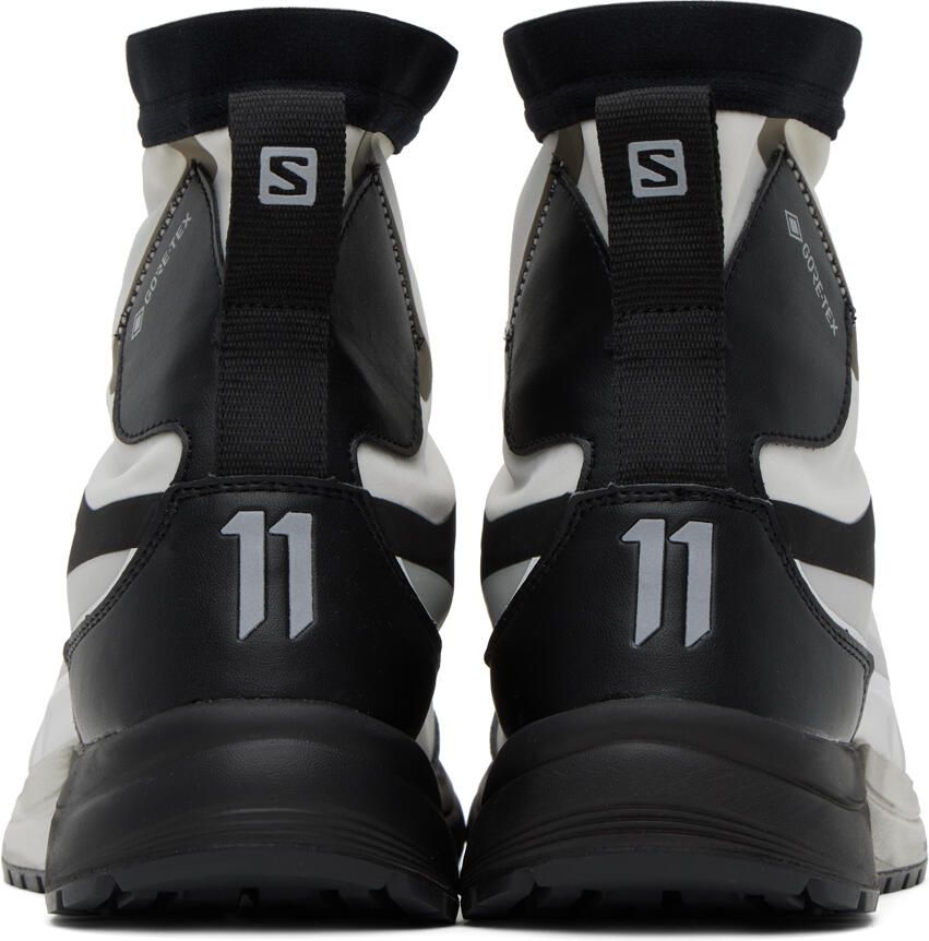 11 by Boris Bidjan Saberi White & Black Salomon Edition Bamba 2 High GTX Sneakers