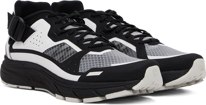 11 by Boris Bidjan Saberi White & Black Salomon Edition Bamba 6 Sneakers - Picture 2