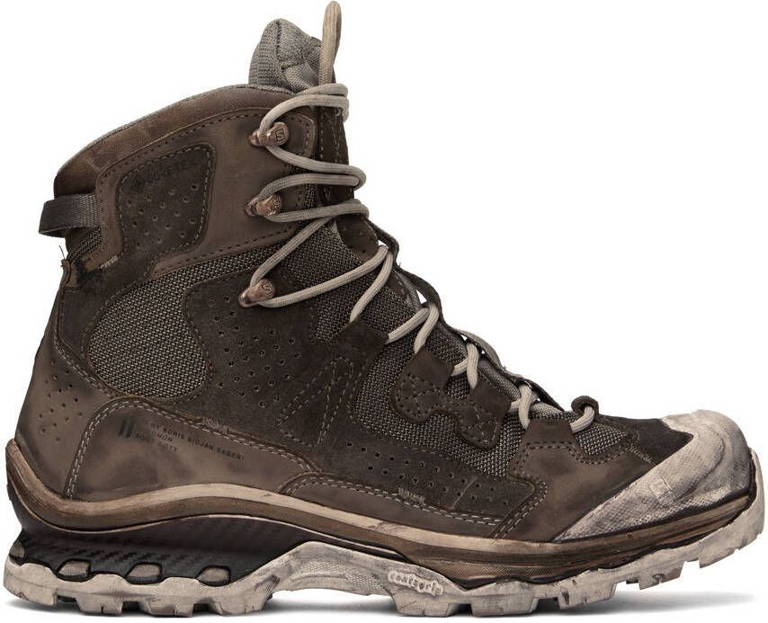 11 by Boris Bidjan Saberi Brown & Gray Salomon Edition Boot2 GTX Boots - Picture 5