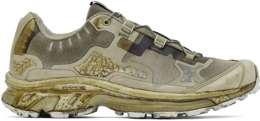 11 by Boris Bidjan Saberi Khaki Salomon Edition Bamba 5 Sneakers - Picture 4