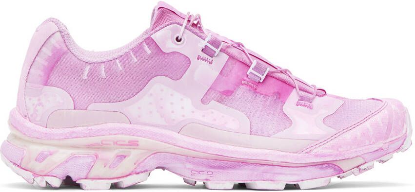 11 by Boris Bidjan Saberi Pink Salomon Edition Bamba 5 Sneakers - Picture 4