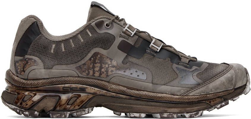 11 by Boris Bidjan Saberi Taupe Salomon Edition Bamba 5 Sneakers - Picture 4