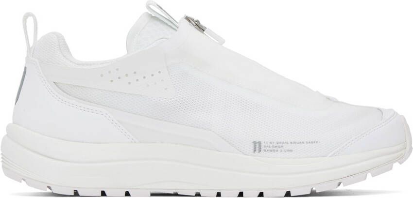 11 by Boris Bidjan Saberi White Salomon Edition Bamba 2 Low Sneakers - Picture 4