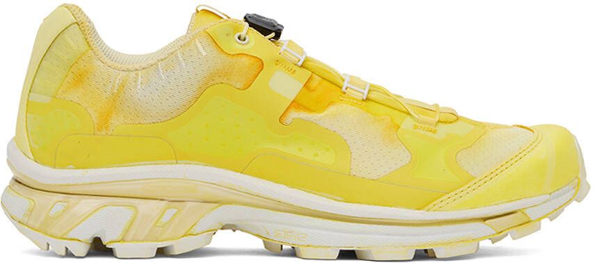 11 by Boris Bidjan Saberi Yellow Salomon Edition Bamba 5 Sneakers - Picture 5