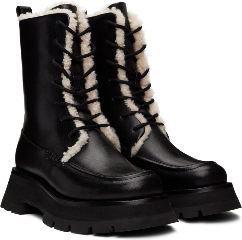 3.1 Phillip Lim Black Kate Ankle Boots - Picture 2